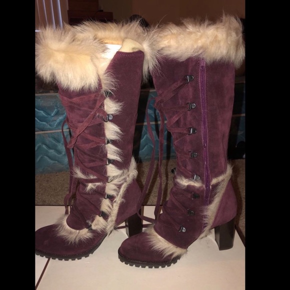 Coach suede boots - Picture 1 of 2